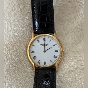 Raymond Weil 114 Electroplated 18k Gold Watch